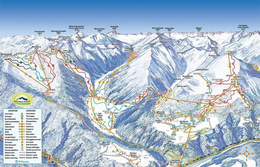 Slope Plan Gitschberg Jochtal