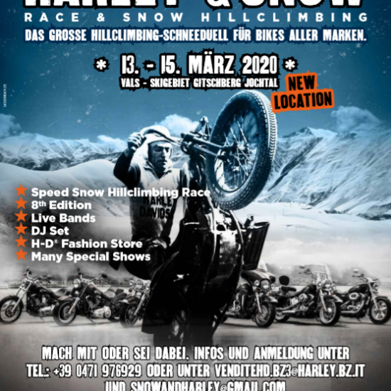 Harley and Snow 3. bis zum 15. März 2020